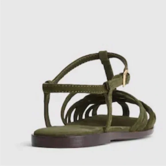 Madewell Olive Braided Suede Sandals - Picture 3 of 3